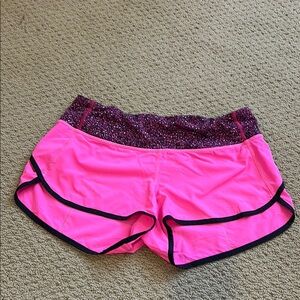 Women's Lululemon Pink Athletic Shorts
